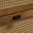 Vichy Wood And Rattan 4-Drawer Chest