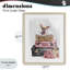 «Trendy Pup Travel», reproduction d'art sous verre, conception de Kim Allen-386544741-386544743