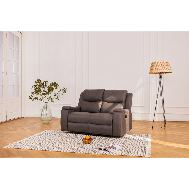 Gough 2 Seater Faux Leather Reclining Sofa