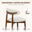 Chaise d'appoint rembourrée en bois massif-1398248981