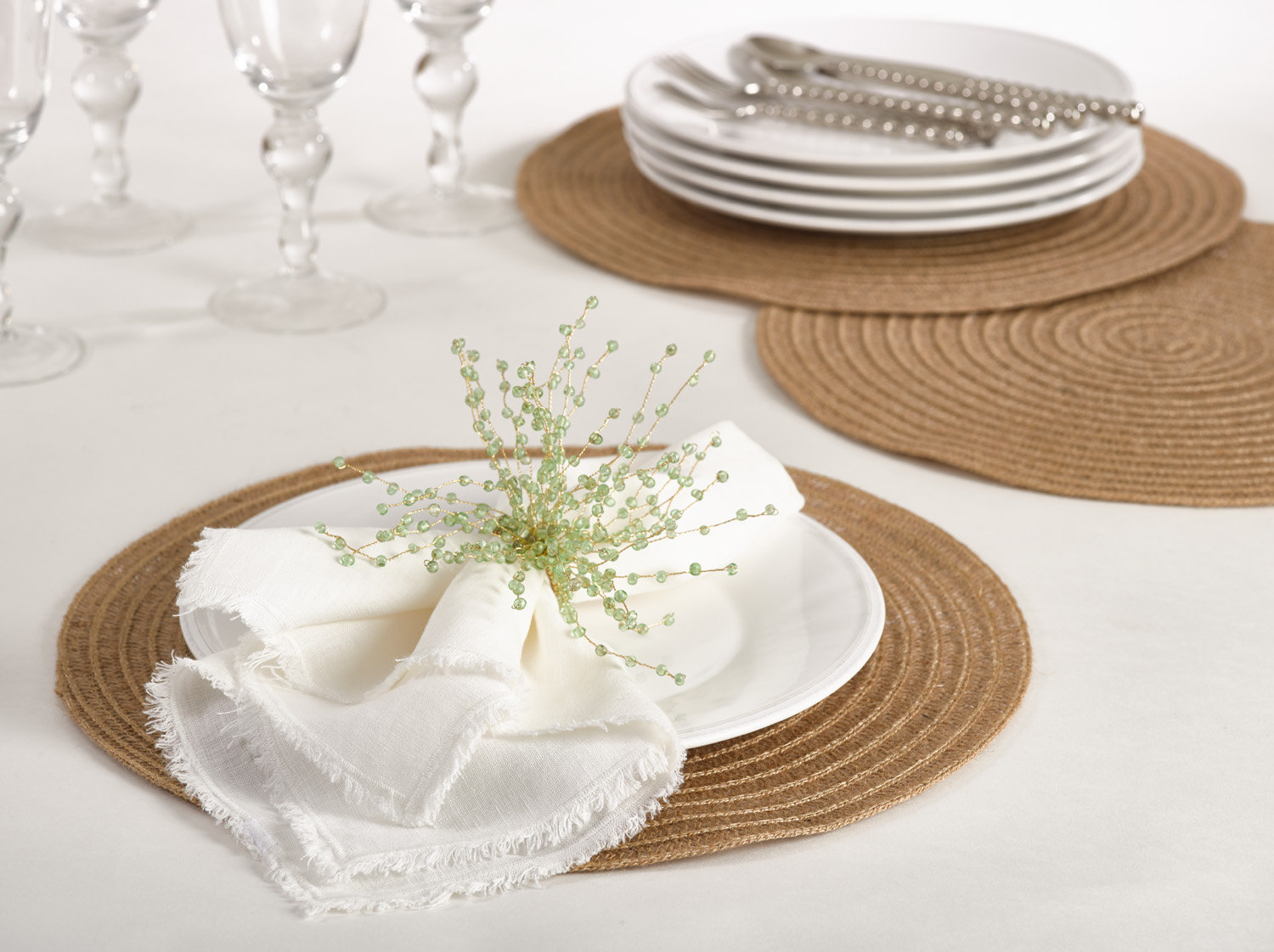 Khaja Jute Round Placemat