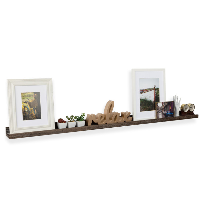 Dunham Paulownia Picture Ledge Wall Shelf