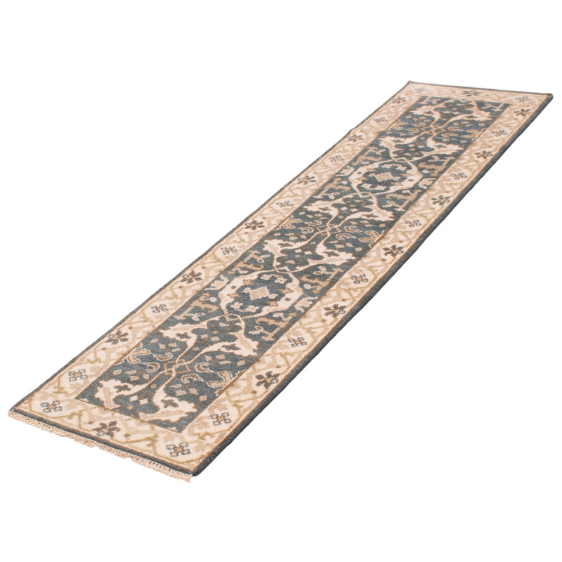 Tapis bleu sarcelle 2 pi 7 po x 9 pi 8 po Eustaquio