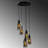 5 - Light Black Cluster Pendant