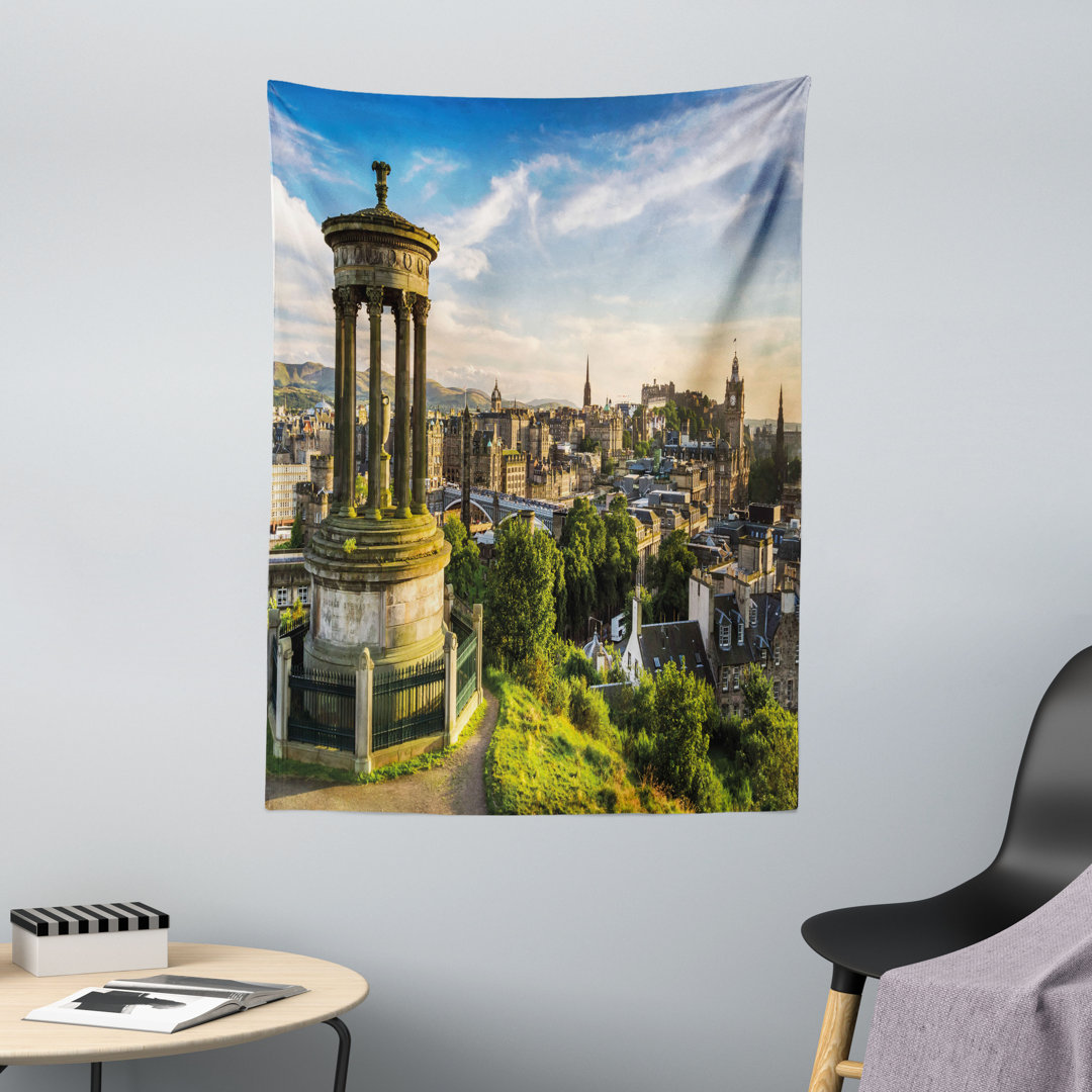 Wandbild Edinburgh Luftaufnahme