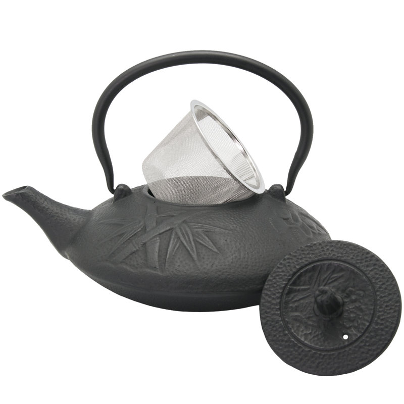 théière en fer moulé 1,19-qt  Pedroza, Noir