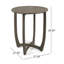 Table bistro ronde en bois gris 27,5 po Hermosa