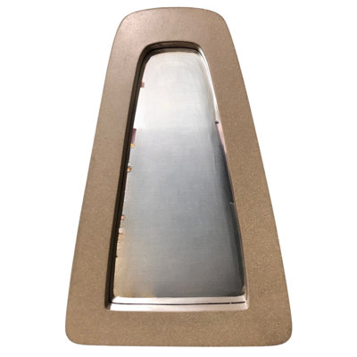 Elongated Oatmeal Arch Mirror