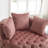 Classical Living Room Chair In Pink, Velvet Foam, American Design Style Modern Pink Accent Chair, Foam Filled For Area,-1100537205-1100537207