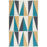 Carrington Indigo/Yellow/Black Area Rug