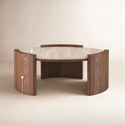 39" Stone Coffee Table