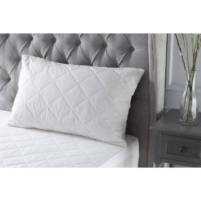 100% Cotton Square Continental Pillow Protector, Standard/Twin