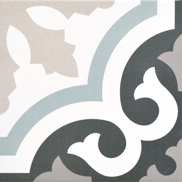 Monbleu Glorisar 8-in. Patterned Look Matte Porcelain Floor & Wall Tile