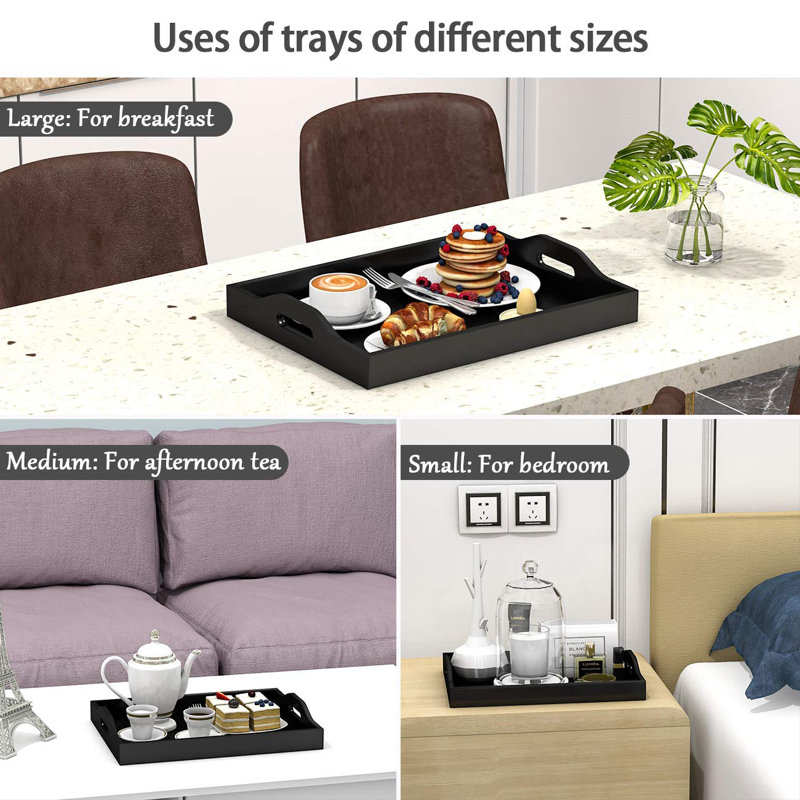 Ebern Designs Tameyka Bamboo Tray