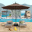 294cm Tilt Cantilever Parasol-2065842292