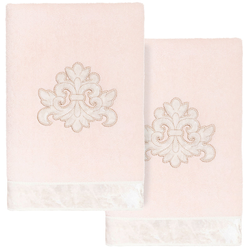  100% Turkish Cotton Hand Towel, Blush