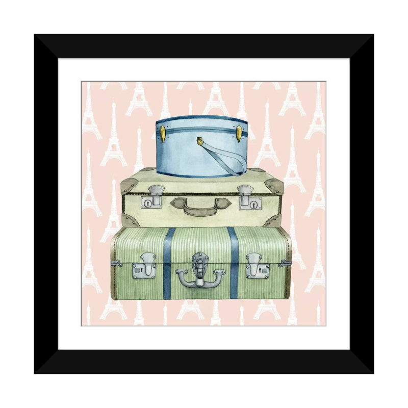 « travel rêve i », impression sur toile, H 16 po x l 16 po x P 1 po, Papier d'art encadré noir, Blanc