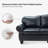 Eugene 81" Traditional Genuine Leather Sofa-2064026867