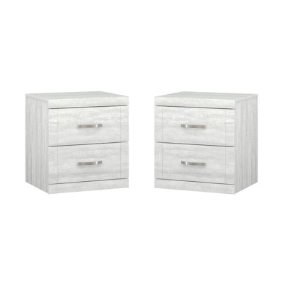 Table de chevet 2 tiroirs Avigail