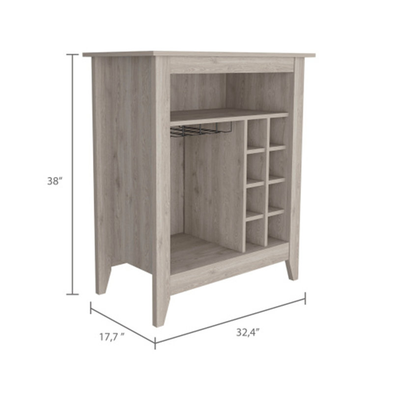 Commode d'appoint Harland, gris