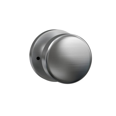 Bravura 936-6 Nashville Privacy Knob on Round Contemporary Rose in Satin Nickel
