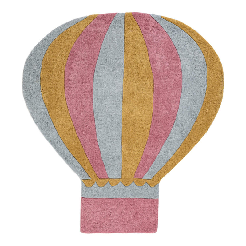 Tapis en laine pour enfants Unique Loom Zeppelin Playtime, Nouveauté 4 pi 1 po x 4 pi 5 po