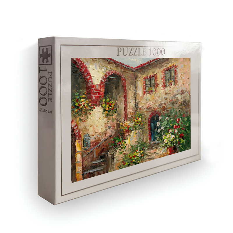 1000-Piece Jigsaw Puzzle, 26.8 x 18.9 inches | High-Quality 100% Cardboard, Vibrant Design | Perfect for Family Fun, Stress Relief & Educational Play | Gift for Adults & Kids | Box Size: 13.2 x 9.1 x 2.0 inches