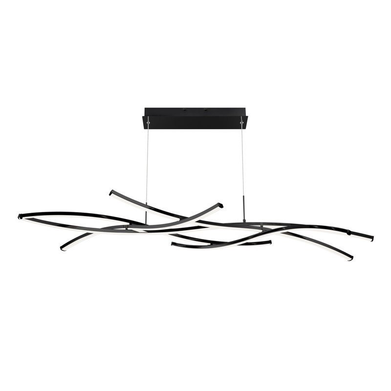 Divergence 9 - Light Dimmable LED Modern Linear Chandelier