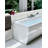 Carrara 1" x 1" Marble Honeycomb Mosaic Wall & Floor Tile