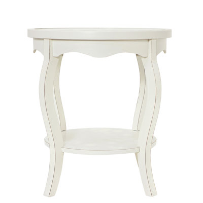 Glass Top End Table