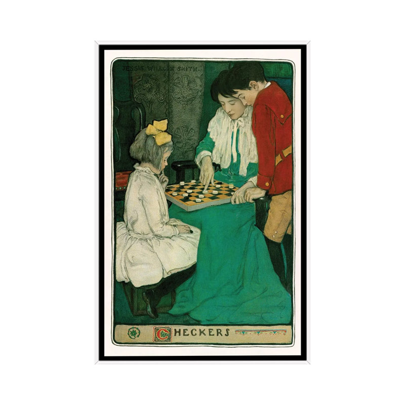 Print, 152.4 cm H x 101.6cm W x 4.445cm D, White