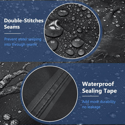 Heavy Duty Waterproof Patio Furniture Set Covers for 4 Pieces Outdoor Conversation Set