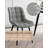 Seferina Leather Dining Chairs Set of 2 – Modern Upholstered Kitchen Side Chairs with Sturdy Metal Legs, Mid-Century Design for Dining Room, Restaurant & Office-1977144558