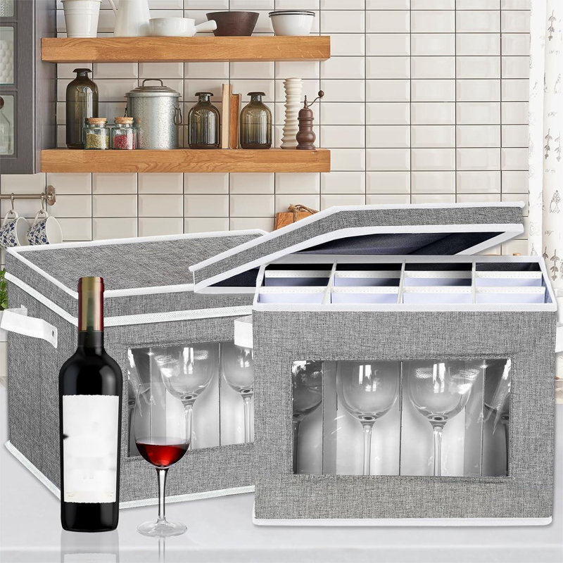Fabric Stemware Storage