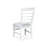 Monti White Upholstered Dining Side Chair-116488700