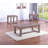 1Pc Contemporary Coffee Table Rustic Brown Gray Tan Finish Living Room Wooden Furniture