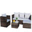 Table basse avec coussins, collection Pat