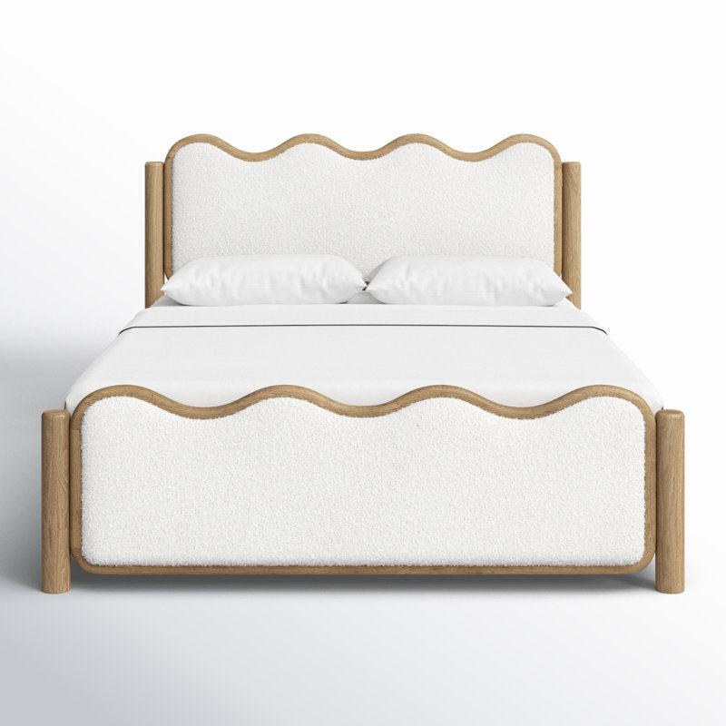 Shirleen Upholstered Platform Bed, Queen
