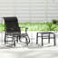 Fauteuil oscillant d'extérieur à haut dossier Garden