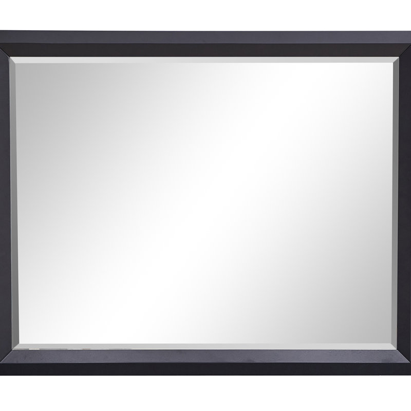 Liverpool G01600-M Mirror , Black, Black, 46.03" x 36.03"