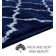 Tapis bleu marine en polypropylène Spiceland