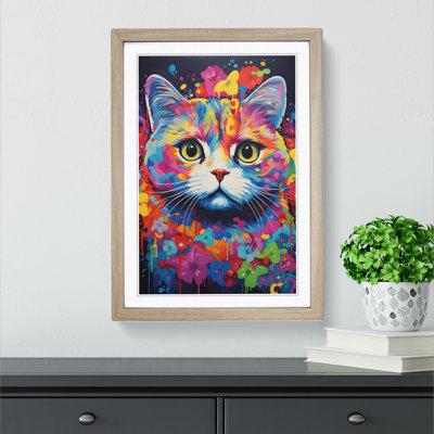 Cat Informel - Framed Print