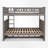 Britian Kids Full Over Full Bunk Bed with Trundle-577966828