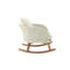 Chaise berçante contemporaine minimaliste en osier gris avec coussins en polyester doux et structure en bois durable-1620188082-1620188085