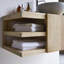 Typo 90cm Single Bathroom Vanity Base Only in Brown