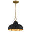 Luminaire suspendu noir mat 1 lumière Leanne-538191722-538191723