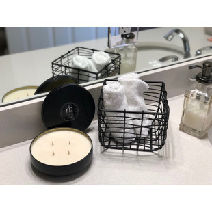 Milano Citronella Scented Can Candle with Metal Holder