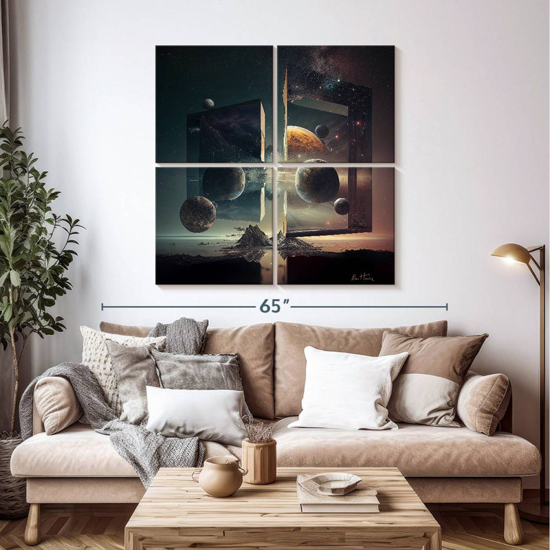 Kelan Multiverses, 45" H x 45" W