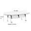 Table basse ovale