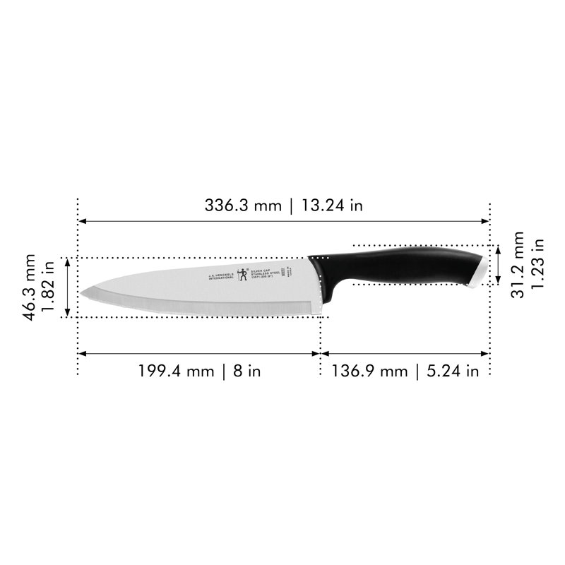HENCKELS Silvercap 8-inch Chef's Knife